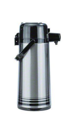 NEW Update International NPD-19-BK/SF Brushed Stainless Steel Airpot with Black