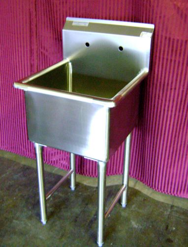 Mop Sink 18x18 All Stainless Steel BRAND NEW Prep or Wash 1 Compartment NSF