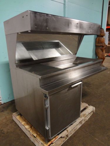 Commercial h.d. s.s.  lighted, heated french fries dump/holding/warming station for sale