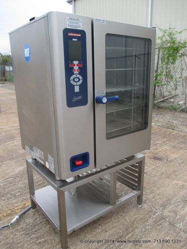 ELOMA GENIUS T 10 -11 ELECTRIC COMBI OVEN / STEAMER w/ STAND. MFG 2009
