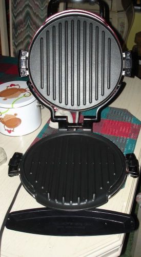 George foreman grp0720rq 360 grill with 2-removable grill plates, bake pan and c for sale