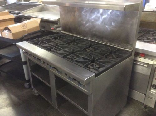 IMPERIAL NATURAL GAS 8 BURNER RANGE FULLY TESTED