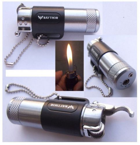 1pcs mini metal gas  lighter cigar cigarette flame flintstones lighters for sale