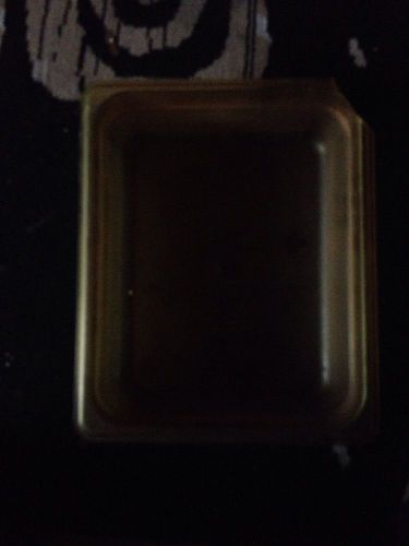 Cambro 1/2x4&#034; Amber Pan