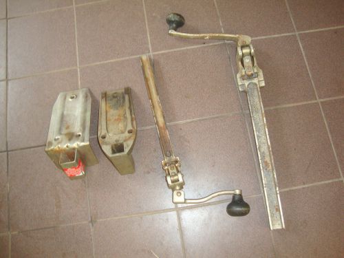 Lot of 2 Edlund Hand Can Openers W/ Table Mounts