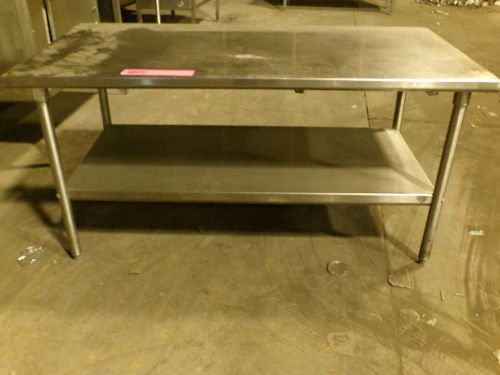 Stainless Steel Prep Table with underneath storage shelf