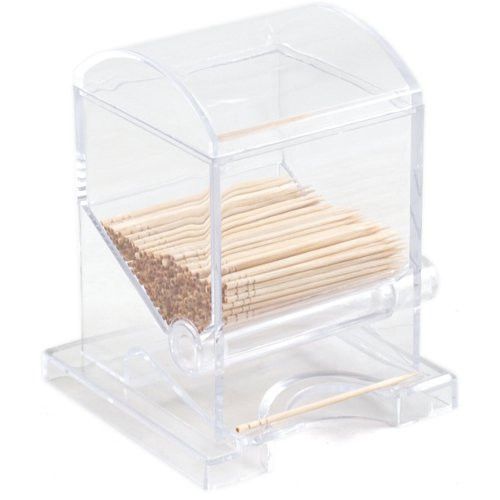 New acrylic toothpick dispenser tabletop restaurant style pack of 3 for sale
