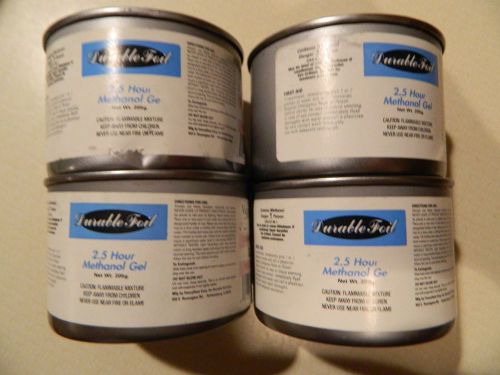 LOT OF 5 METHANOL CHAFING FUEL WITH 2-1/2 HOUR BURN TIME PER CAN