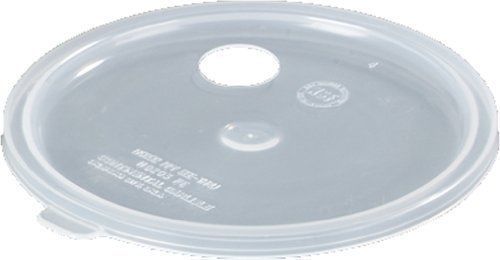 NEW Carlisle 020430 See Thru 2.7 Quart Plastic Lid with Hole for Pump (Case of 1