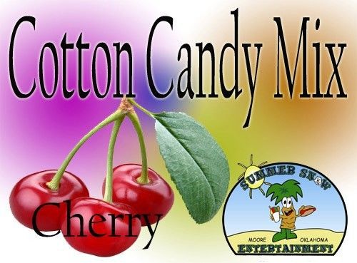 CHERRY COTTON CANDY FLAVOR mix w/ SUGAR FLAVORING FLOSSINE FLAVORED FAIRY FLOSS