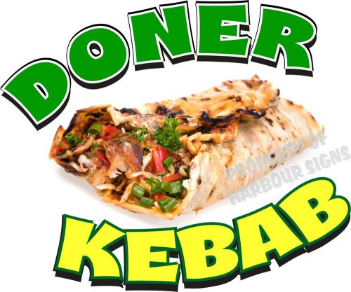 Doner Kebab 14&#034; Decal Wrap Sandwich Concession Restaurant Food Truck Sticker