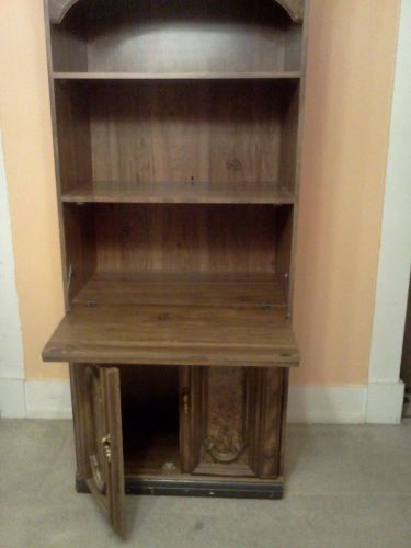 WOODEN Open Armoire TV Cabinet Storage Flip Down  Component- Local pick up
