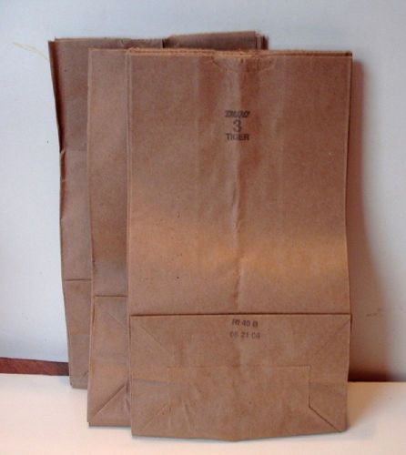 25  #3  Brown Paper Bags For Old Bag Racks