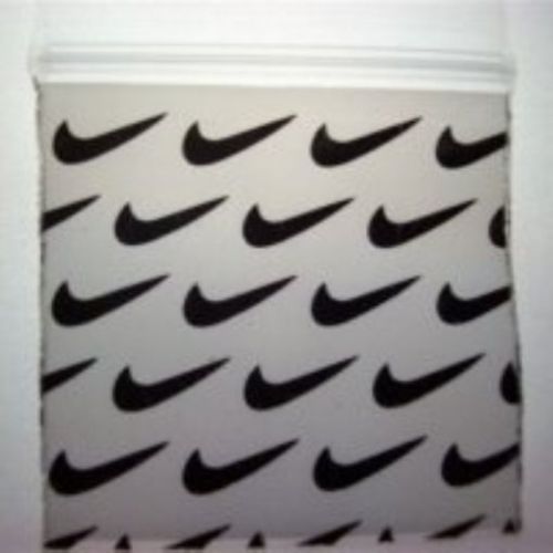 Printed Mini-ZipLock - Zip Lock Bags/Baggies -400 - 1&#034;w X 1&#034;h??Nike