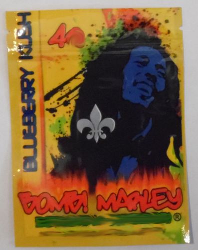 50* Bomb marley EMPTY ziplock bags (good for crafts incense jewelry)
