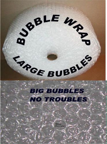 Heavy duty double side bubble wrap  large bubbles  9 m long 500 mm wide for sale