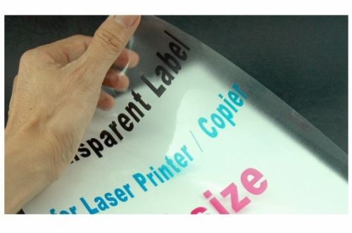 50 sheets Transparent Labels Sticker Glossy A3 297x420 mm copier laser printer