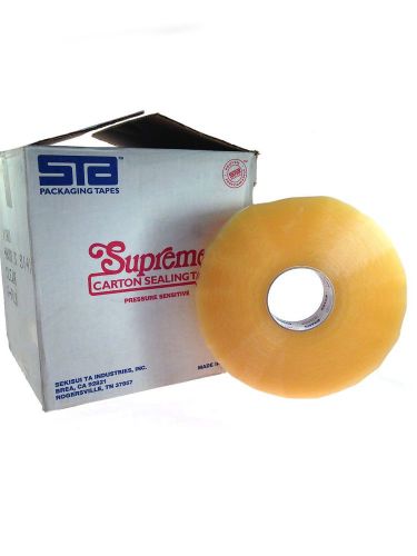 Sta supreme 1180 2x1000 clear packaging tape (1 case) for sale