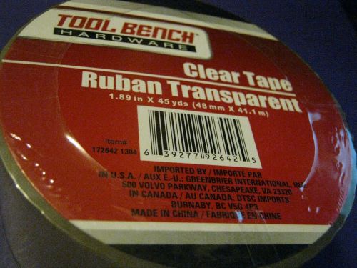 TOOL BENCH Hardware Clear Packing Tape - Free Shipping!!