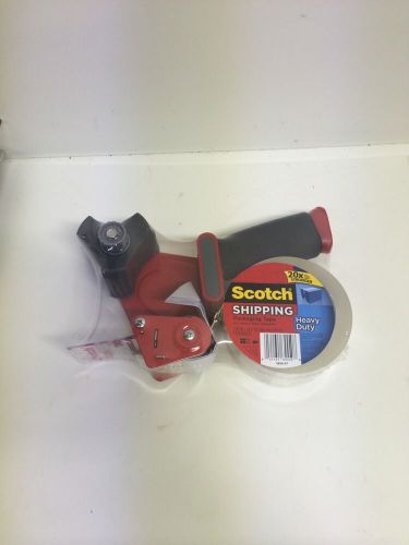 Scotch 3850-ST Heavy-Duty Shipping Packaging Tape with Dispenser 3M