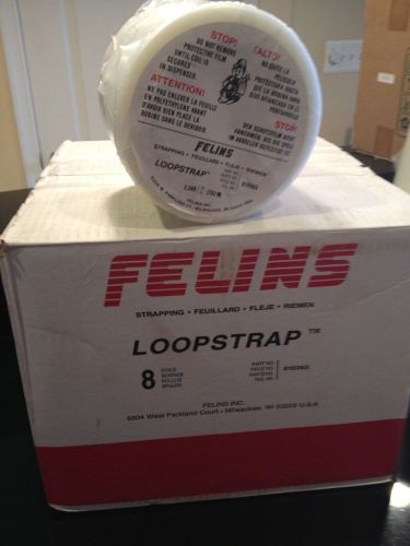 elins Loopstrap 010363 Strapping Binding Banding 8 Rolls Coils 20,000 Feet