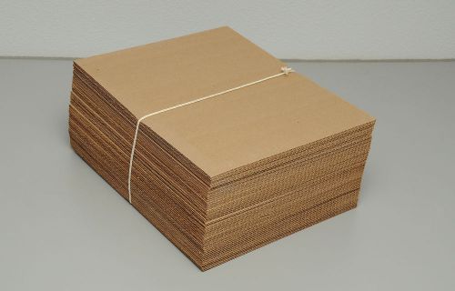 (30) legal size 8-1/2&#034; x 14&#034; corrugated cardboard packaging sheets 8.5&#034; x 14&#034; for sale