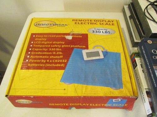 Northern industrial tools remote display electric scale 330lbs lcd for sale