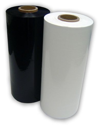 White opaque pallet wrap stretch film 18&#034; x 80ga x 1500&#039; (4 rolls/case) for sale