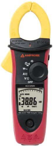 Amprobe ACDC-52NAV 600A AC/DC Power Quality Clamp Meter