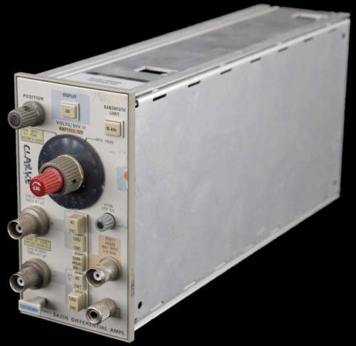 Tektronix 5a21n differential amplifier 5100 series oscilloscope vertical plug-in for sale