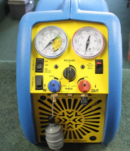 Pro max refrigerant recovery machine rg5410ex for sale