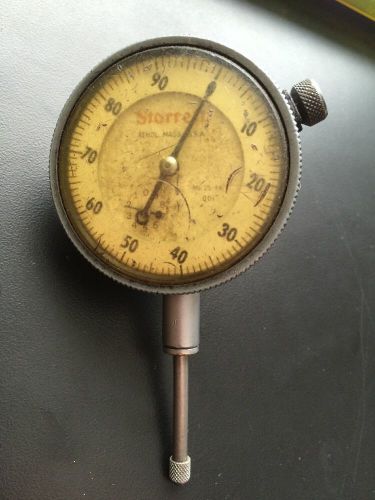 Starrett no. 25-441 dial indicator w/ 1.000&#034; range 2+1/4 in dial 0-100 reading for sale