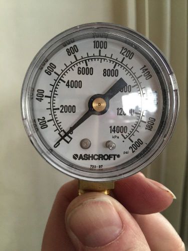 ashcroft 2&#034; 2000 psi guage
