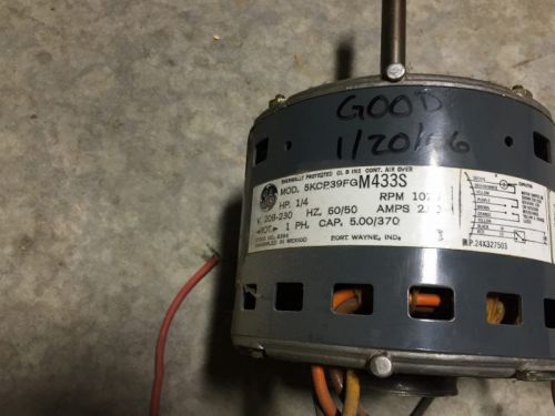 General Electric Motor MOD. 5KCP39FGM433S 1/4HP