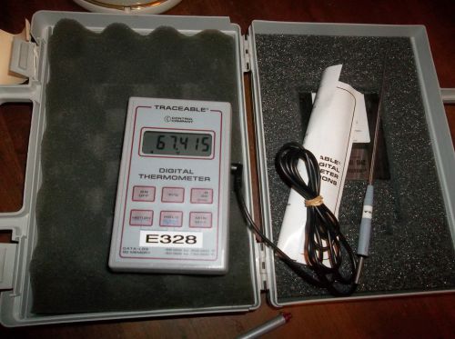 TRACEABLE DIGITAL METER THERMOMETER E328