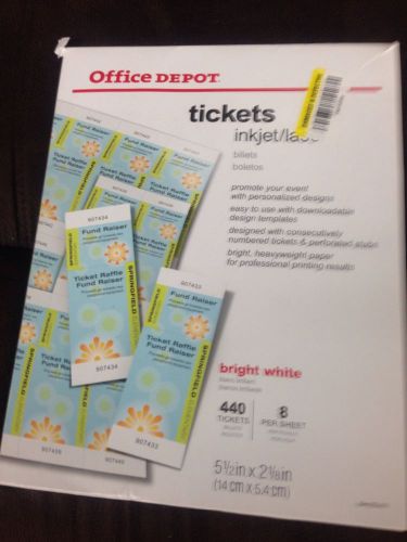 Raffle Ticket Refill Kit-Inkjet/Laser-tickets
