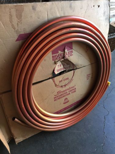 HVAC Plumbing And Refrigeration Copper Tubing 7/8&#034; OD 50&#039; Coil Made in USA