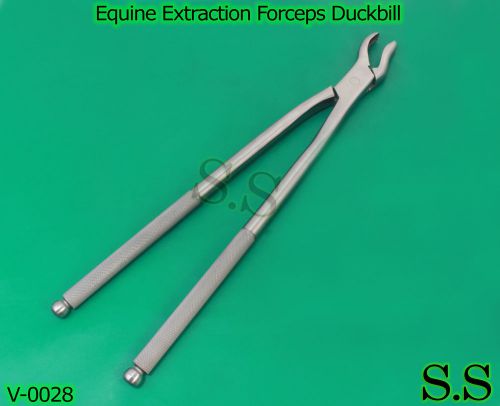 Equine Extraction Forceps Duckbill 19&#039;&#039; Stainless Steel, S.S-V0028