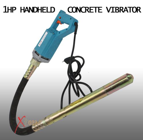 1HP 110v 60hz 750W HandHeld  CONCRETE VIBRATOR 13,000 VPM W/ Lightweight