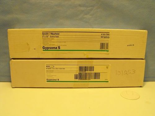 GYPSONA S 3 INCH BY 15 INCH EXTRA FAST 1 BOX EACH SMITH AND NEPHEW BSN