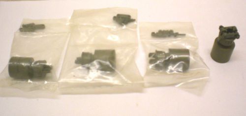 Lot of 4 NEW  Mil Backshells w/Cordgrip MS3057-4, Electro Adapter, Made in USA