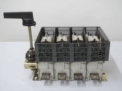 ABB OESA-630DF4PL 630A AMP 690V-AC 4P FUSIBLE DISCONNECT SWITCH B487315