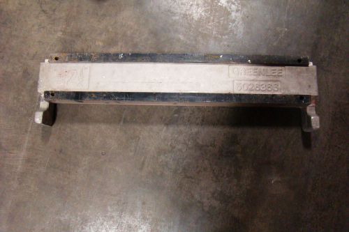 Used Greenlee 2-1/2&#034; Follow Bar for 881 &amp; 881CT Conduit Bender 26366