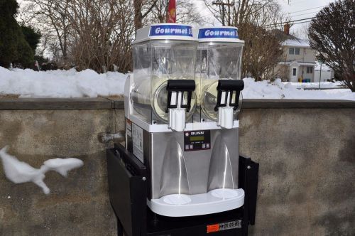 Bunn ultra 2 frozen drink machine slush granita margarita slushy mint led lights for sale