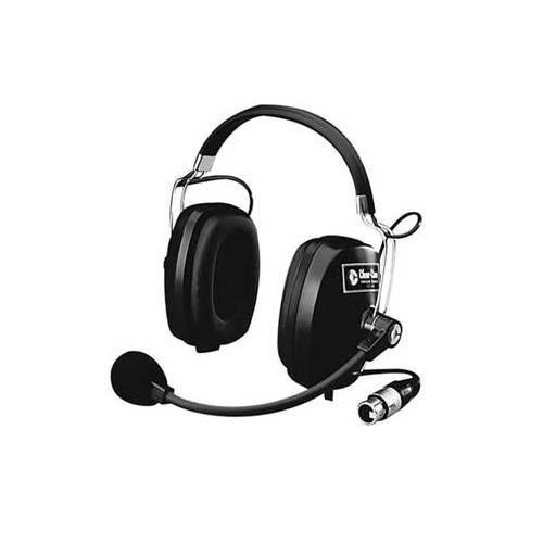 New clear-com cc-60: double-ear economy headset w/ mic &amp; xlr-f termination for sale