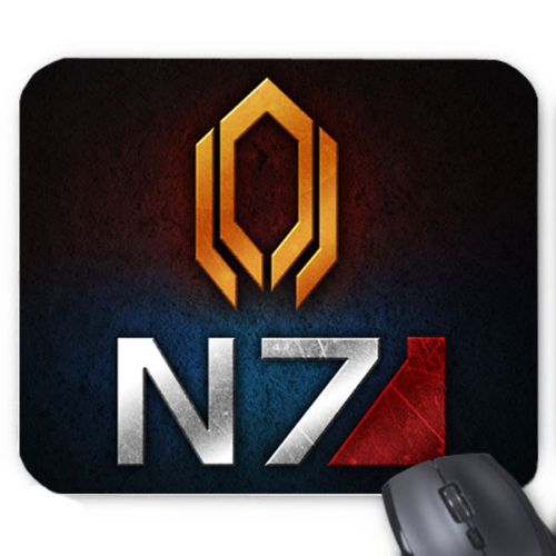New N7 Mass Effect Gaming Logo Mouse Pad Mat Mousepad Hot Gift Game