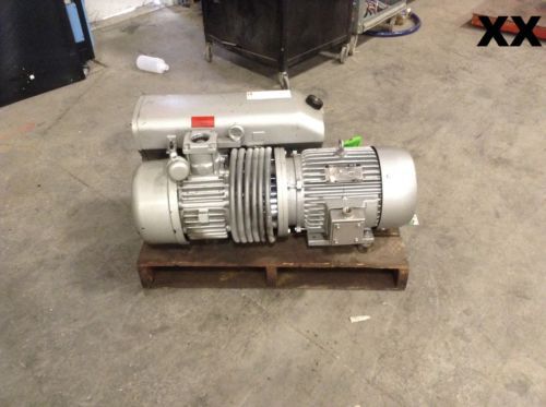 Busch ra-0160.b032.1004 rotary vane vacuum pump w/ 7.5 hp toshiba motor for sale