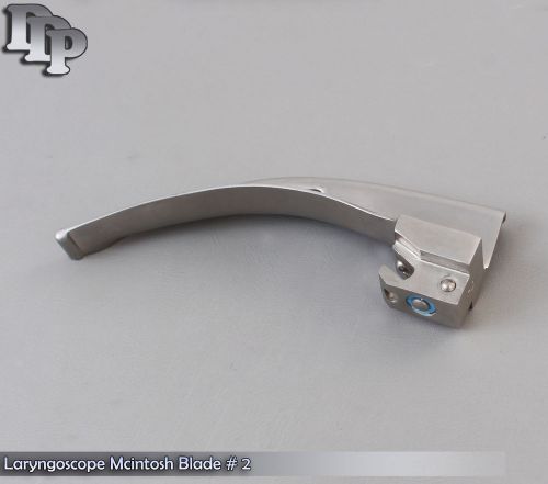 McIntosh Laryngoscope Blade No. 2 ENT Diagnostic Surgical Instruments