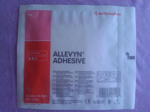 Smith &amp; Nephew Allevyn  Adhesive 5&#034;x5&#034; single dressing exp02/2017 and later