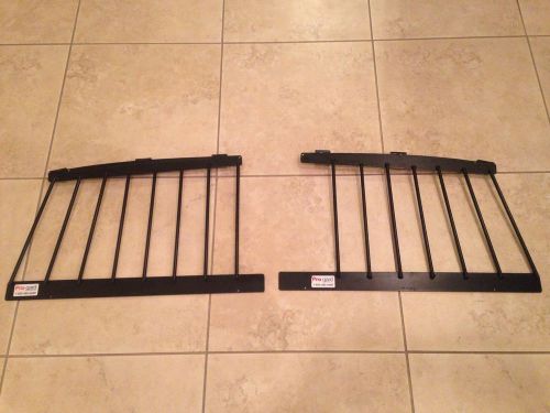 POLICE VEHICLE PRISONER  BARS PAIR TWO PIECES FOR CHEVY IMPALA 2000-2005